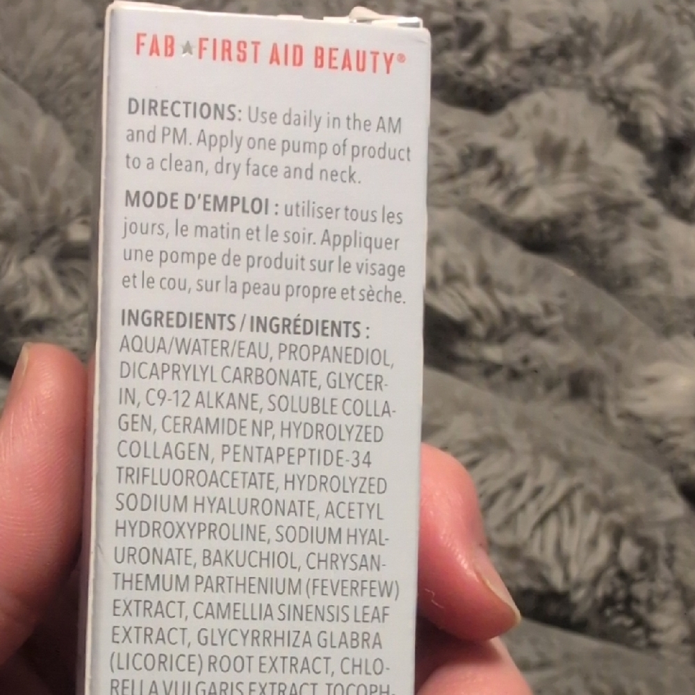First Aid Beauty Bounce- Boosting Serum W/ Collagen & Peptides NIB NEW IN BOX - Picture 7 of 9